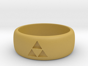 triforce ring size 9 mens in Tan Fine Detail Plastic