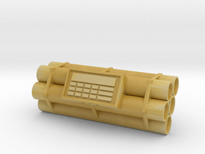 TNT dynamite bomb - 5 sticks - 1:1 scale in Tan Fine Detail Plastic