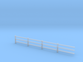 4mm scale fence in Clear Ultra Fine Detail Plastic