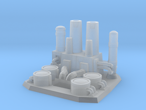 The gas refinery plant in Clear Ultra Fine Detail Plastic