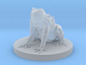 Giant Frog Monster in Clear Ultra Fine Detail Plastic