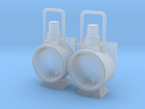 Stoomloc Frontseinlamp set van 2 Spoor 1 in Clear Ultra Fine Detail Plastic