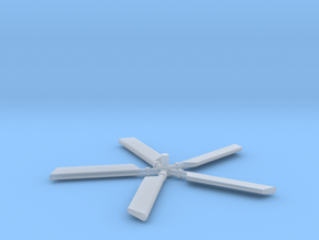 HH3-144scale-06-TailRotor with Blades in Clear Ultra Fine Detail Plastic