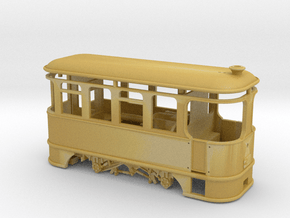 009 KP Steam Tram in Tan Fine Detail Plastic