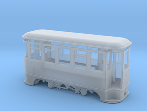 009 Electric Tramcar/ Coach in Clear Ultra Fine Detail Plastic