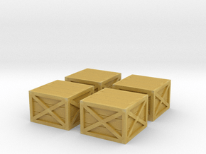 N Scale Wooden Crates in Tan Fine Detail Plastic