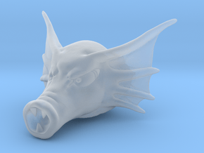 Fishman V.2 Head (for Classics Lizardman)  in Clear Ultra Fine Detail Plastic