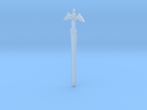 The Master Sword in Clear Ultra Fine Detail Plastic