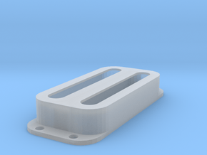 Strat PU Cover, Double, Open in Clear Ultra Fine Detail Plastic