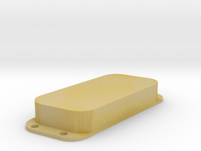 Strat PU Cover, Double, Angled, Closed in Tan Fine Detail Plastic