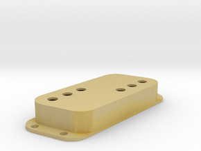 Strat PU Cover, Double, Angled, WR in Tan Fine Detail Plastic