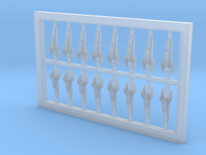 Latches for maintenance bays (Superscale 700) in Clear Ultra Fine Detail Plastic