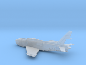 FJ4B-144scale-1-Airframe in Clear Ultra Fine Detail Plastic