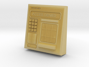 1/18 Scale Security Access Control Palm Scanner in Tan Fine Detail Plastic
