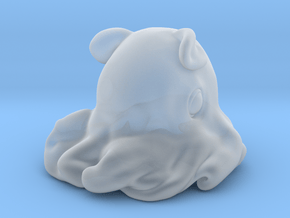 Dumbo octopus At 1.5 inch in Clear Ultra Fine Detail Plastic