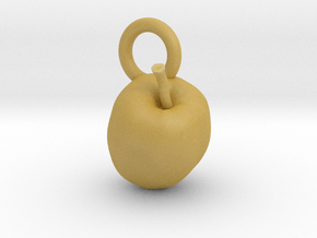 Apple, charms, pendants in Tan Fine Detail Plastic