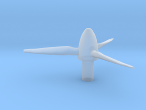 LA-250-Renegade-144scale-04-Propeller-stationary in Clear Ultra Fine Detail Plastic