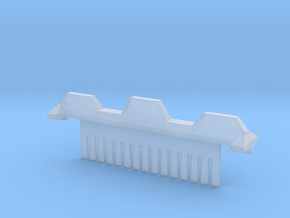 15 Tooth Electrophoresis Comb in Clear Ultra Fine Detail Plastic