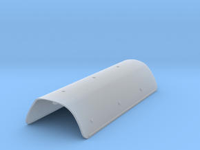 1:7.6 Ecureuil AS 350 / exhaust deflector in Clear Ultra Fine Detail Plastic