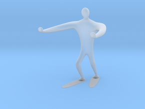 Blind walk statue in Clear Ultra Fine Detail Plastic
