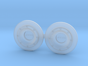ATL Fuel Cap Bolted 1/10 Scale in Clear Ultra Fine Detail Plastic