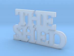THE SHED in Clear Ultra Fine Detail Plastic