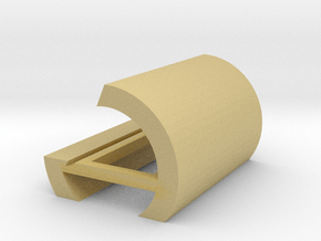 Business card holder in Tan Fine Detail Plastic