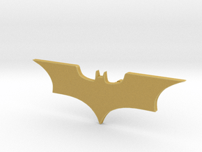 Batman Lapel Pin in Tan Fine Detail Plastic