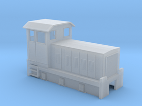 HOn30 Australian 6w Sugar Cane Locomotive 2  in Clear Ultra Fine Detail Plastic