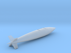 AD5-144scale-inflight-5-torpedo-lt in Clear Ultra Fine Detail Plastic
