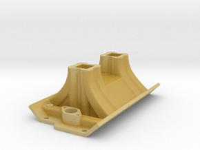 Tunnel Ram Base. Fits RC4WD V8 Engine. in Tan Fine Detail Plastic