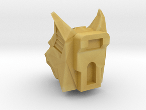 Wolf Head for Armiger-scale Knight in Tan Fine Detail Plastic