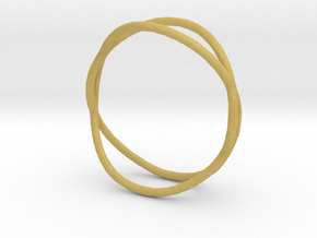 Ring 02 in Tan Fine Detail Plastic