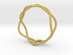 Ring 01 in Tan Fine Detail Plastic