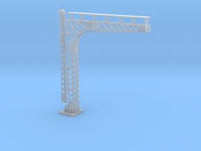 C&O Standard Cantilevered Signal Bridge in Clear Ultra Fine Detail Plastic