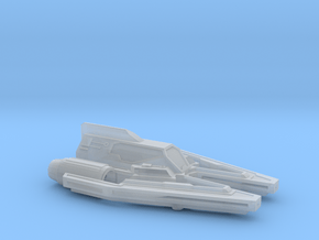 V-wing Speeder in Clear Ultra Fine Detail Plastic