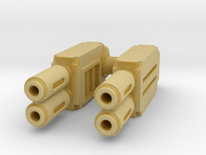 Weapons pair : Multi-gun in Tan Fine Detail Plastic