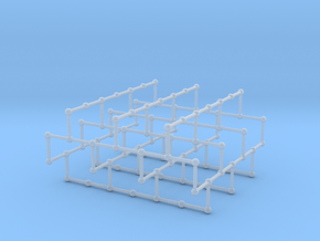 Haugland's grid subgraph no. 1 in Clear Ultra Fine Detail Plastic