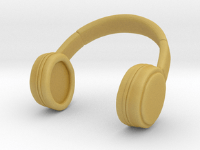 Headphones in Tan Fine Detail Plastic