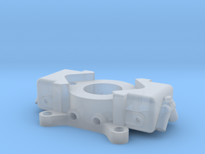 Carburetor (type 2) for velocity stack mount. in Clear Ultra Fine Detail Plastic