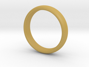 Simple wedding ring  in Tan Fine Detail Plastic