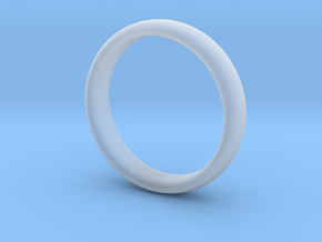 Simple wedding ring  in Clear Ultra Fine Detail Plastic