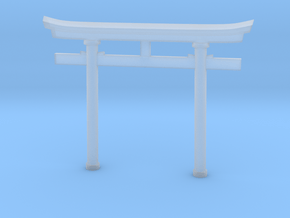 Torii, Myojin style (Japanese Gate) in Clear Ultra Fine Detail Plastic