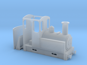 On18 Steam Tram Locomotive  in Clear Ultra Fine Detail Plastic