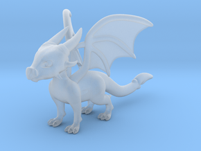 Cynder the Dragon 5cm Tall in Clear Ultra Fine Detail Plastic