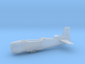T-28B-144scale-06-OnTheDeck-AirFrame in Clear Ultra Fine Detail Plastic