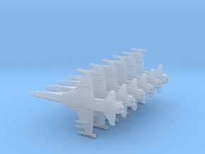1/350 F-5E (x6) in Clear Ultra Fine Detail Plastic