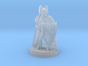 Order of the Red Cross Paladin Cleric in Clear Ultra Fine Detail Plastic