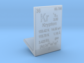 Krypton Element Stand in Clear Ultra Fine Detail Plastic