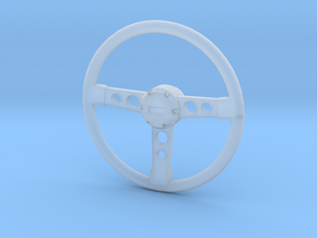 1/25 GTS Steering Wheel in Clear Ultra Fine Detail Plastic